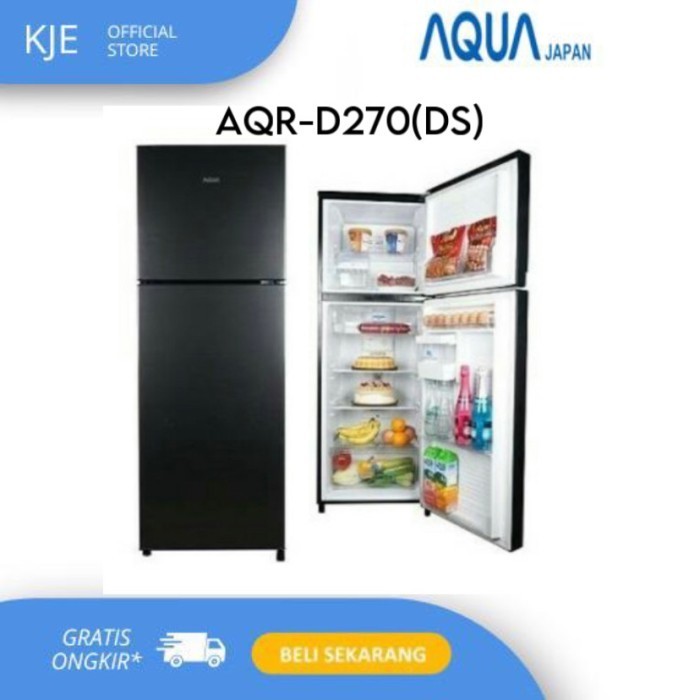 [Baru] Kulkas Aqua 2 Pintu Aqr D270 Ds Berkualitas