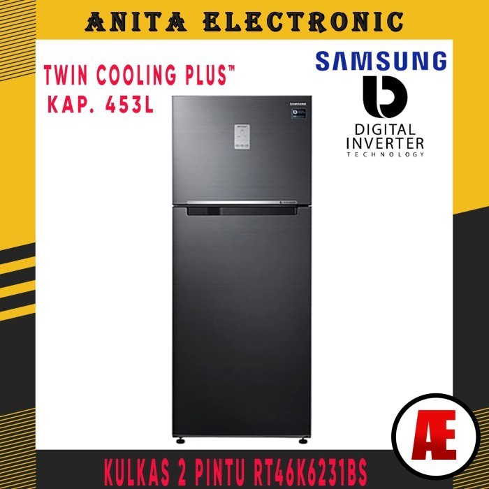 [Baru] Kulkas Samsung 2 Pintu Rt46K6231Bs Limited