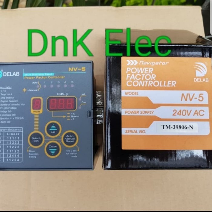 [Baru] Power Factor Regulator Merk Delab 5 Step Terbaru