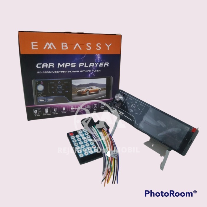 [Baru] Embassy Mobil Single Din Mp5 Tv Mobil Layar Sentuh Lcd 4 Inch Terbatas