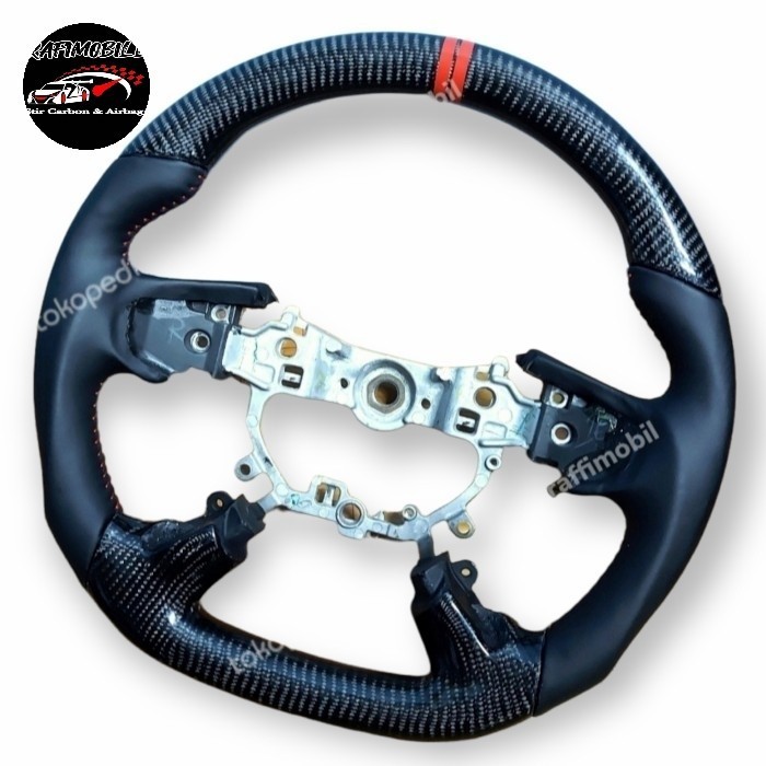 [Baru] Lingkar Stir Batang Stir Carbon All New Pajero Sport Carbon Kevlar Terbatas