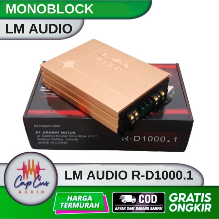 [Baru] Power Monoblock Lm Audio R D1000.1 / Power Amplifier Lm Audio R D1000 Limited
