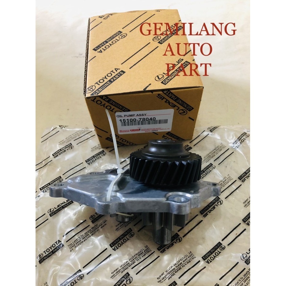 [New Ori] Pompa Oli / Oil Pump Assy Toyota Dyna 125Ht / 130Ht Berkualitas