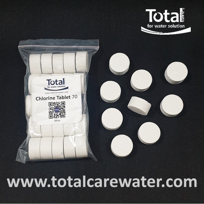 Kaporit Chlorine Klorine 70 Penjernih Air - Tablet Kecil