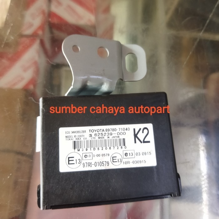 [New] Immobilizer Ecu Kunci Immobiliser Fortuner Hilux 89780-71040 Terbatas