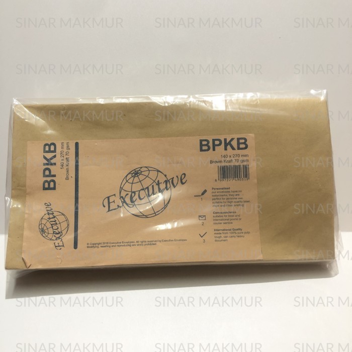 

Amplop Bpkb Executive Pak
