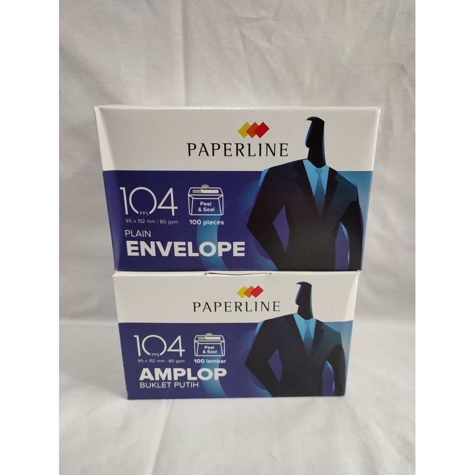 

Amplop Surat / Amplop Buklet Putih Paperline 90 Pps 110X230Mm