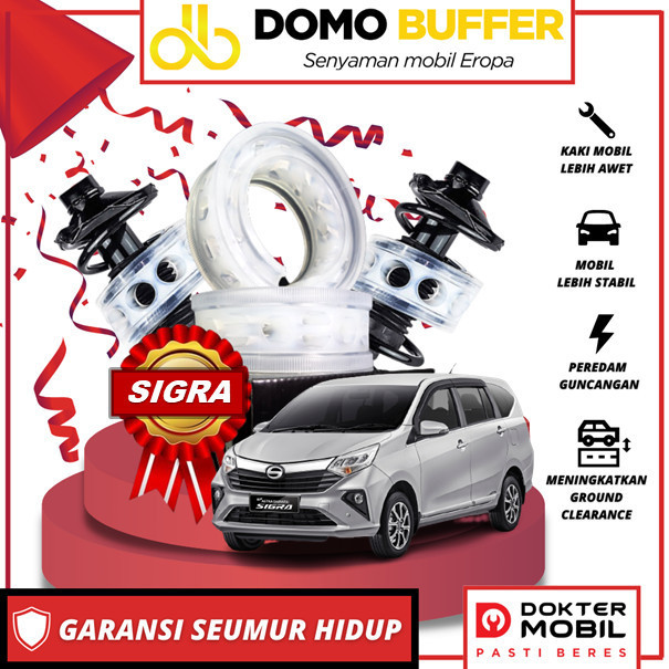 [Original] Domo Buffer Mobil Sigra Peredam Guncangan Spring Buffer Original Terbatas