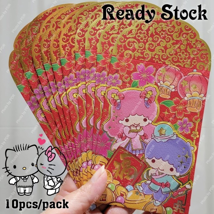 

Amplop Ampao Sanrio Original Isi 10 Sakura Little Twin Stars