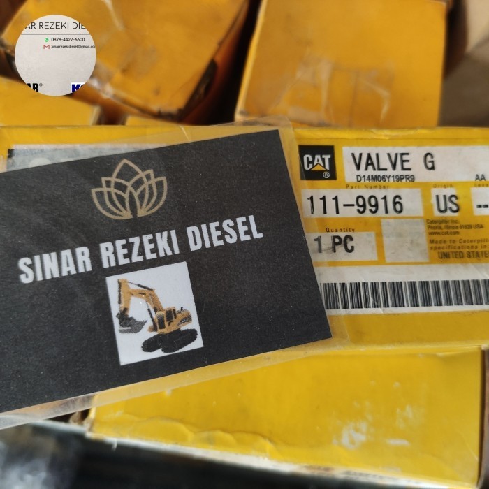 ✅New 111-9916 Genuine / 111-9916 Valve Genuine Part Cat Terbatas