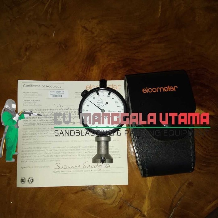 ✅New Ori Elcometer 123 Surface Profile Gauge Metric Terbaru