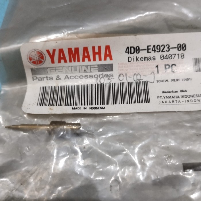 ORI 4D-E4923-00 BAUT SETELAN ANGIN KARBURATOR MIO,SOUL,SMILE,FINO ( YAMAHA JP GROUP )