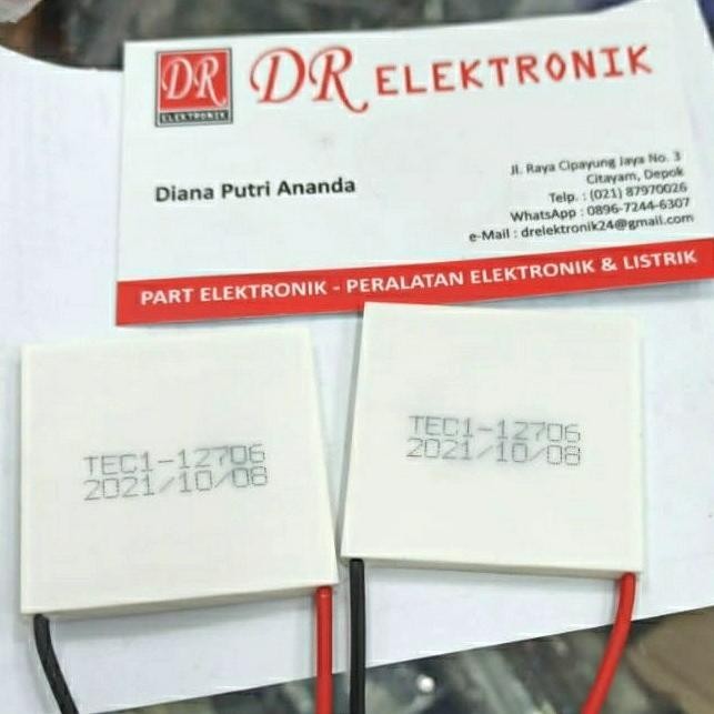 Murah Peltier Elemen Keramik Cooler TEC1-12706 12v DC 6A Termoelektrik dre3 Berkualitas