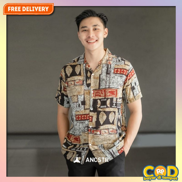 Atasan Bahan Premium Pakaian Motiv Pantai Kemeja Remaja Krmeja Pria Kameja Surfing Motif Hawai Baju 