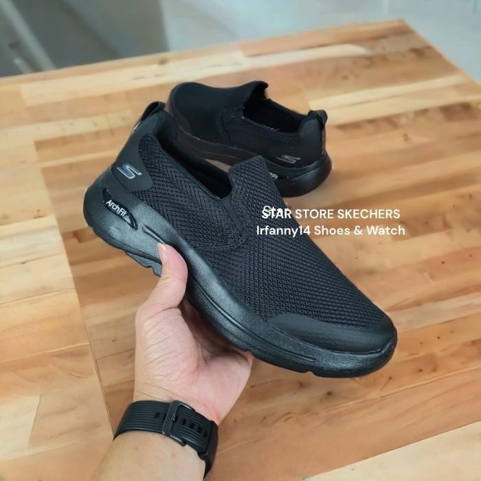 BISA COD - SEPATU SKECHERS GO WALK ARCH FIT ORIGINAL SKECHERS PRIA