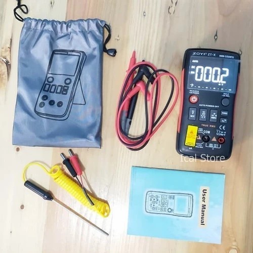 ✅Termurah Digital Multitester Auto Range True Rms  Themperature Zoyi Zt-X Bagus Limited