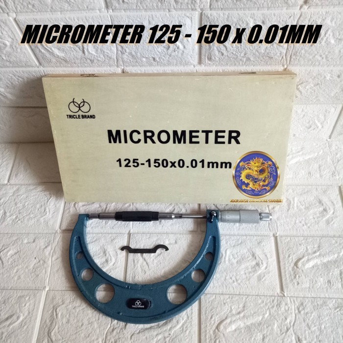 ✨COD Outside Micrometer 125-150Mm X 0.01 Micrometer Luar Limited