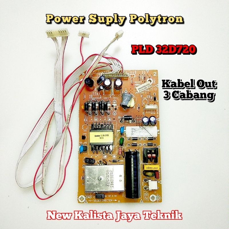 POWER SUPLY TV POLYTRON PLD 32D720 ORIGINAL HBBX-072A PSU 32D720 PSU POLYTRON 32D720 REGULATOR TV PL
