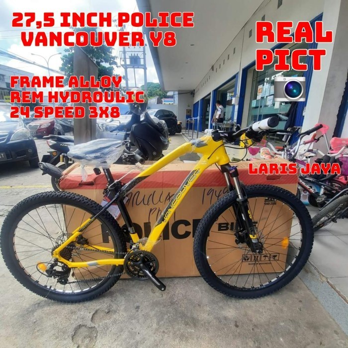Terbaru Sepeda Gunung Ukuran 27,5 Police Vancouver Y8 Mtb Police Vancouver Y8 Promo Terlaris