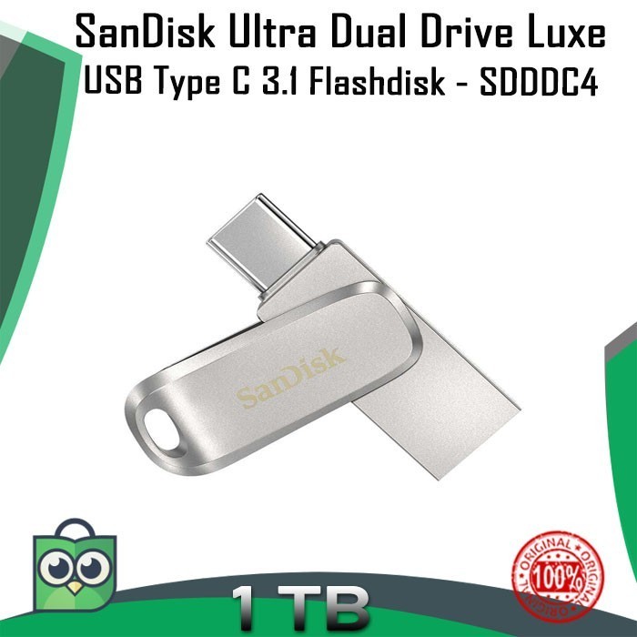 Flashdisk Flasdisk Otg Sandisk Ultra Dual Drive Usb Type C 1Tb 1 Tb Terlaris