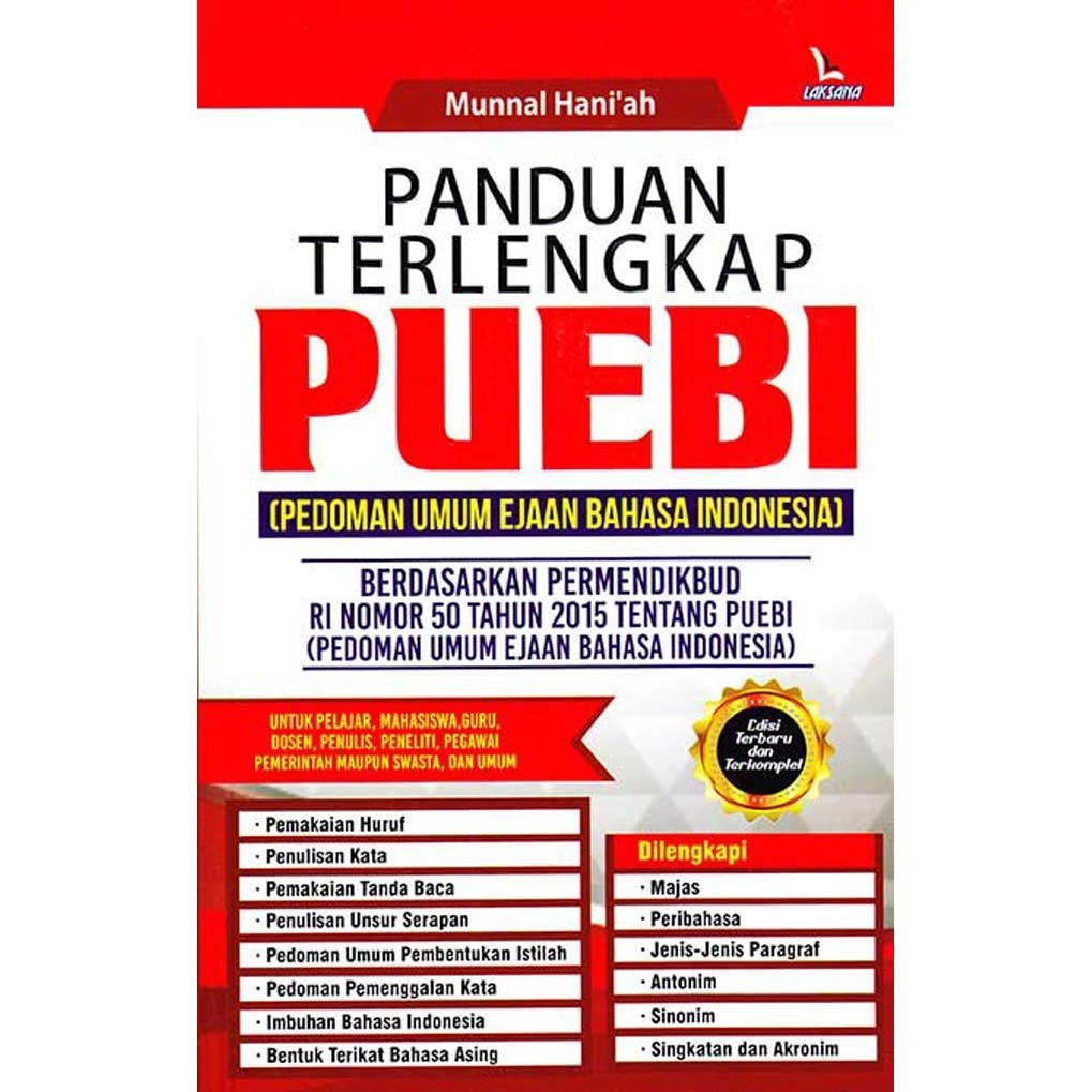 Gramedia Lampung -PANDUAN TERLENGKAP PUEBI PEDOMAN UMUM EJAAN BAHASA INDONESIA