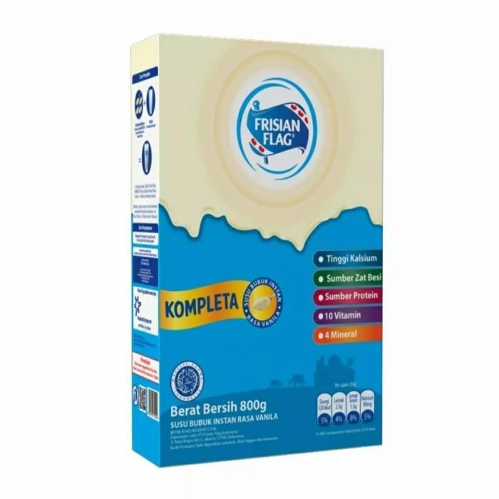 

TERBAIK FRISIAN FLAG KOMPLETA VANILA 800GR