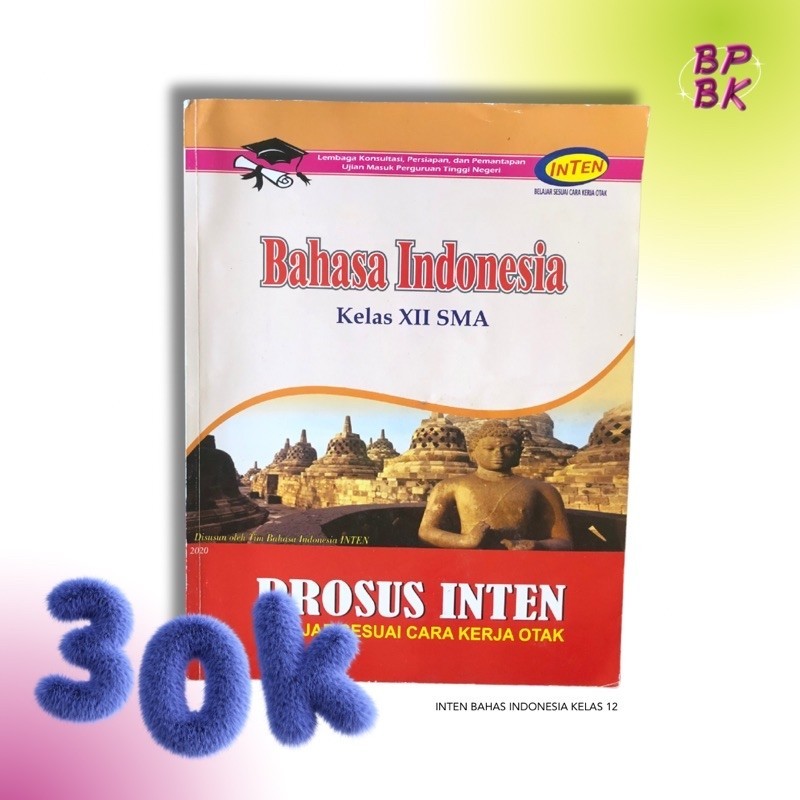 Preloved Buku Inten Bahasa Indonesia Kelas 12 | Buku Pelajaran Preloved, Buku Kelas 12