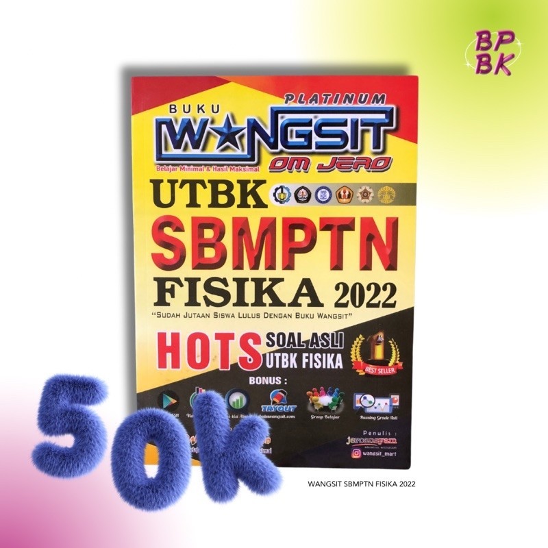 Preloved Buku Wangsit Om Jero SBPMTN Fisika 2022 | Buku Pelajaran Preloved, Buku Kelas 12