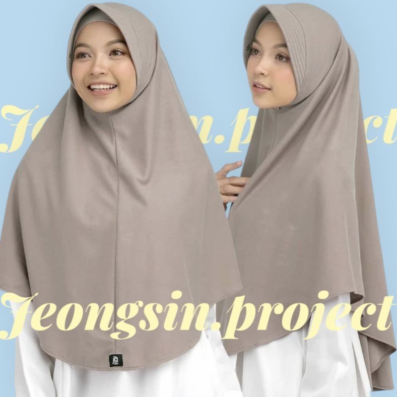 JILBAB BERGO HAMIDAH JUMBO JERSEY PED PREMIUM SIZE L