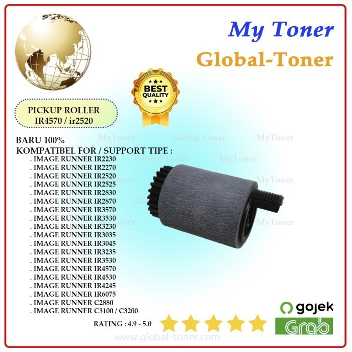 1Set Pick Up Roller ( Karet Penarik Kertas) Compatible Ir4570 Ir-4570 Best