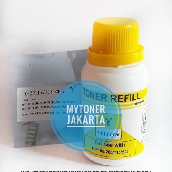 Bubuk Toner + Chip Cm115Fw Cp115Fw / Cp225Fw Cm225Fw / Cp116 Cp118 225 Best