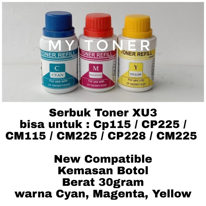 Serbuk Toner Cm115Fw Cp115 Cp225Fw Cm225Fw Cp116 Cp118 225 Cmy Best