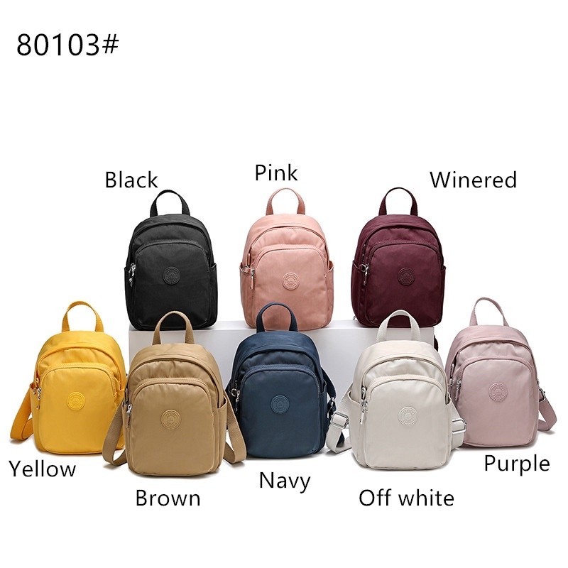 [BEAUTY LR COLLECTION] HARUICA BAG 80103 ( bisa ransel + selempang ) Sling Bag Wanita Original