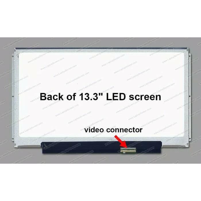 Led Lcd Layar Laptop 13.3' Slim 30Pin Best