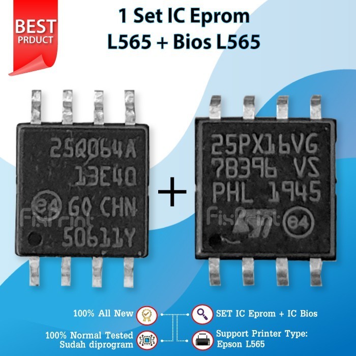Ic Eprom Epson L565, Ic Eeprom Reset Epson L565, Resetter Epson L565 Best