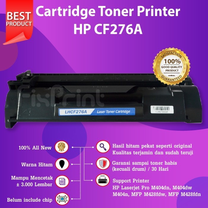 Toner Cartridge Compatible Cf276A 76A Printer M404Dn M404Dw M404N Best