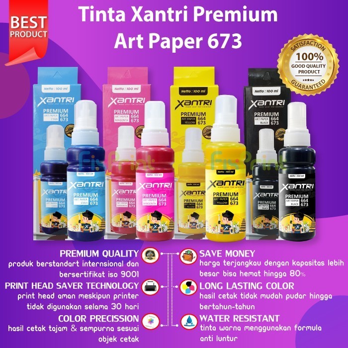 Tinta Artpaper Epson 100Ml Premium Quality L110 L360 L3110 L1110 Best