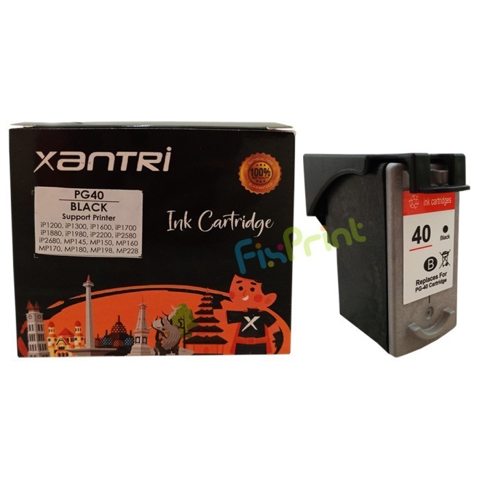 Cartridge Compatible Xantri Pg-40 Plus Chip Mp 145 Mp150 Mp160 Mp170 Best