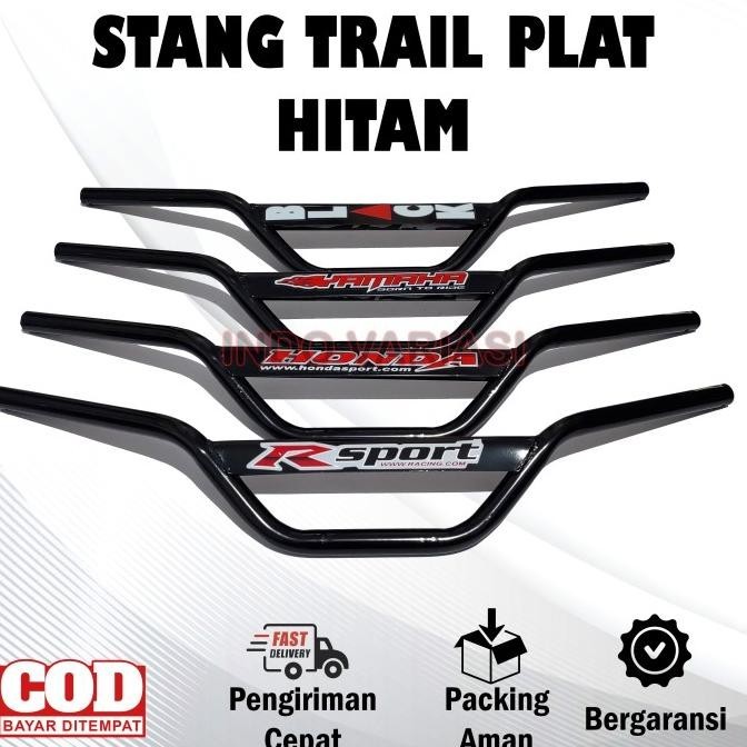 Stang Trail Custom Plat Racing Touring Modif Stir Universal Motor Xsr