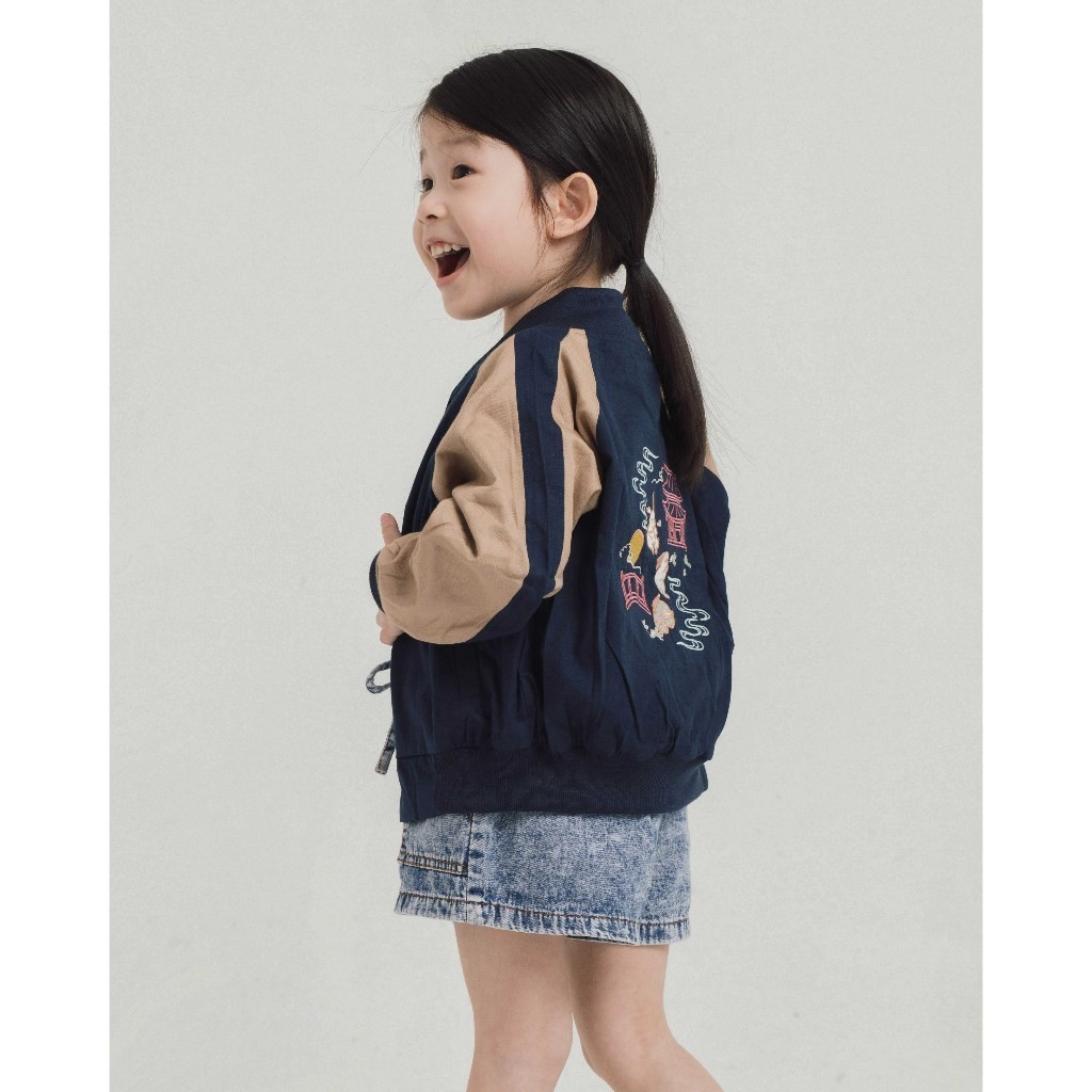 [GET IT QUICKLY] BbBggs BUNNYTOPIA SUKAJAN Jacket Anak Sukajan Jaket Anak Unisex Jaket Bomber Anak