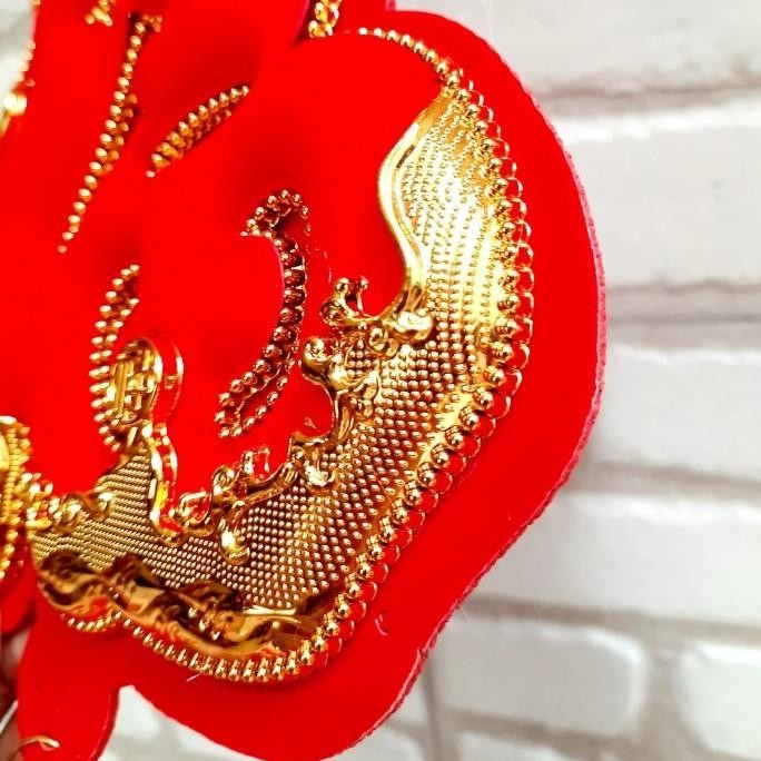 

Trend Dekorasi Fuk Busa Beludru Merah Emas Gantungan Imlek Hoki Murah Terbaik