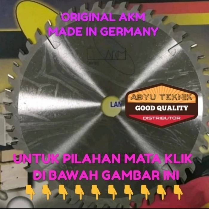 ✨Ori Mata Gergaji Kayu Belah/Potong 12Inch 300Mm X 28Mata Merek Akm Berkualitas