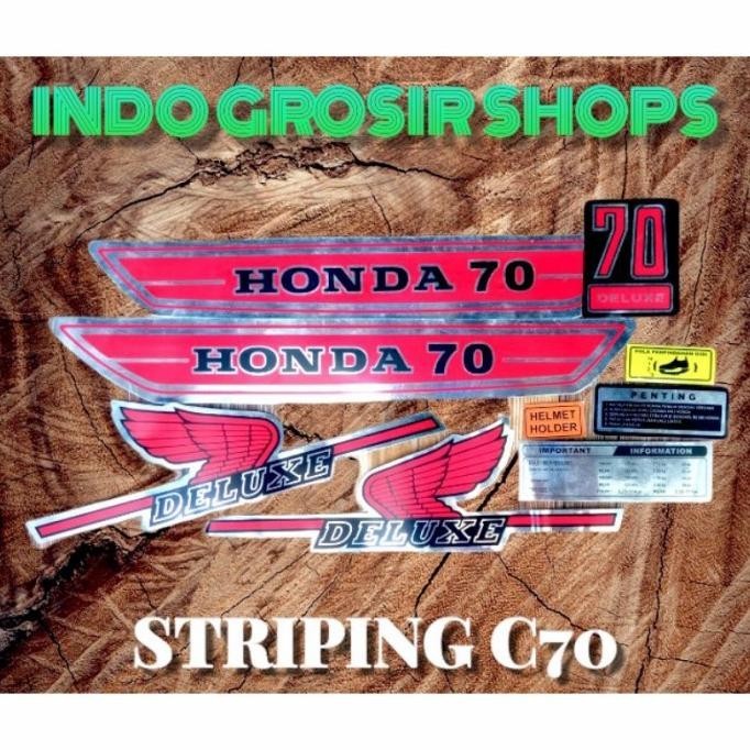 *Terlaris* Striping Sticker C70 Honda C70