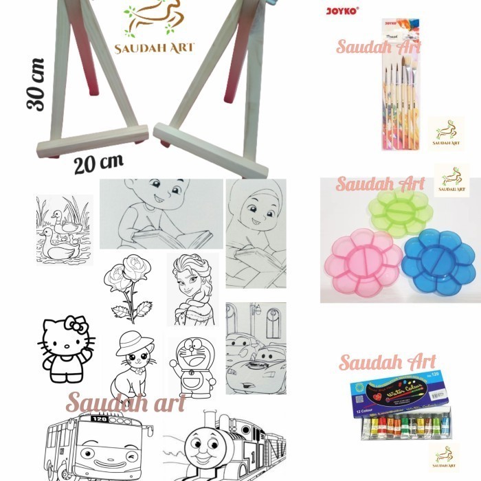 

Terbaru Paket Lukis Sketsa Lengkap (Kanvas Sketsa,Palet,Kuas,Cat Air,Easel) Promo Terlaris