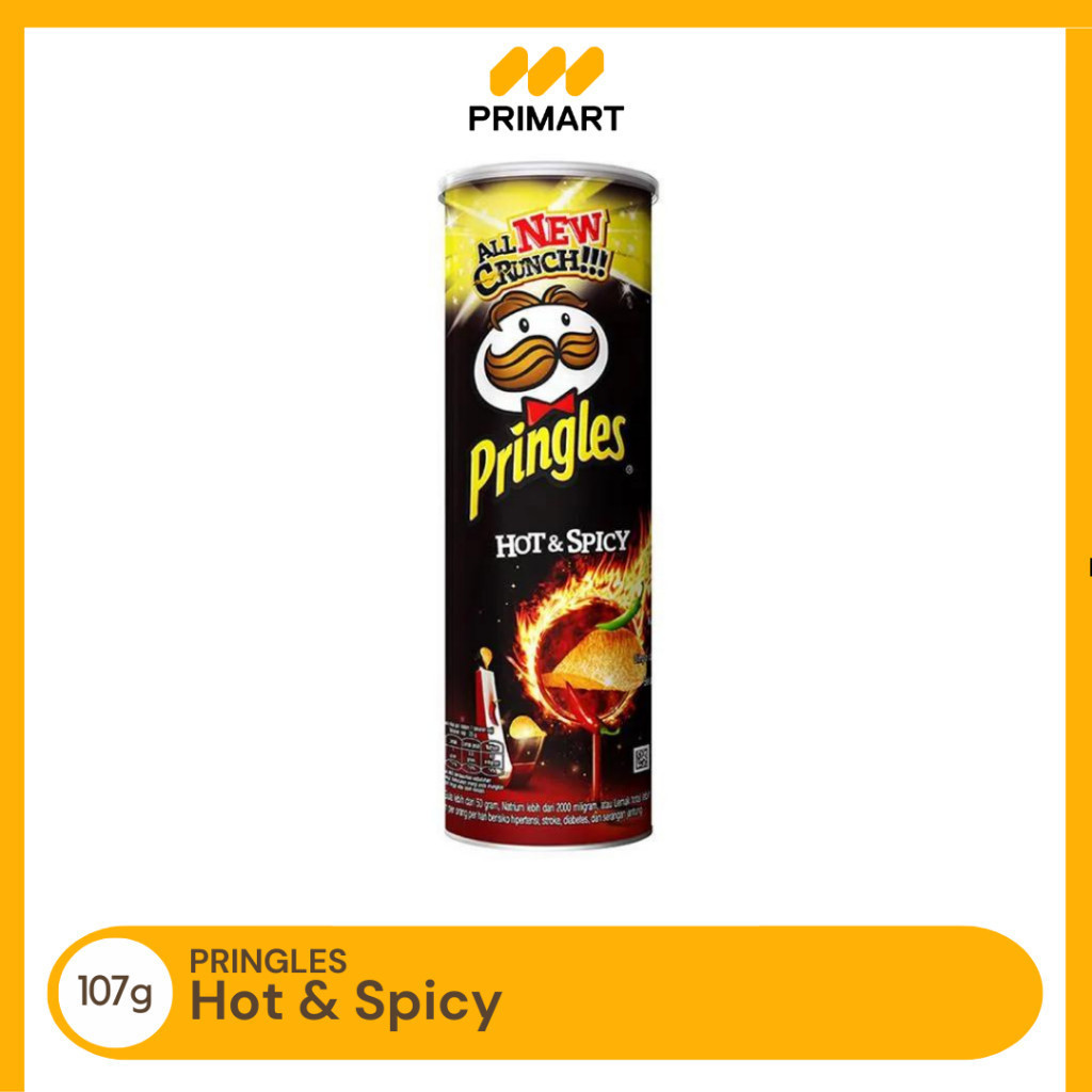 

Pringles Hot & Spicy Snack Kentang 107g