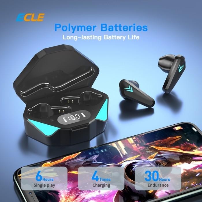 NEW ECLE X15 TWS GAMING BLUETOOTH HEADSET HIFI STEREO WIRELESS EARPHONE