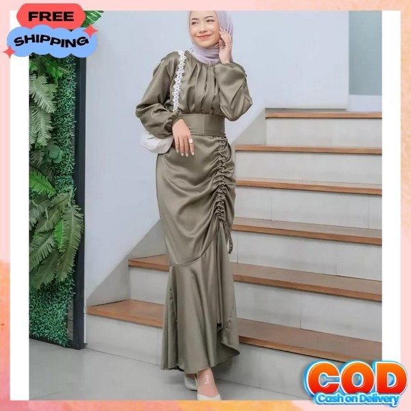 Lebaran2024 Ganis Premium Gami Ibuk Gamis Busana Muslim Bisa Cod Gamus Dres Syar'I Syari Jubah Sar I