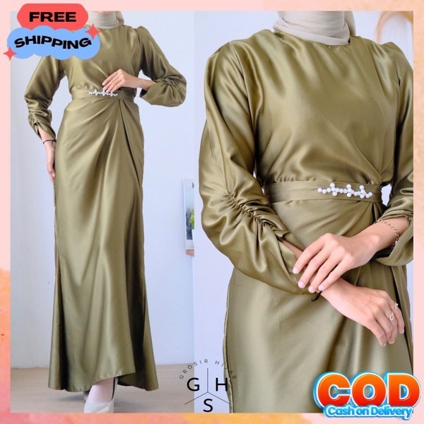 Terbaru 2024 Gsmis Muslim Buat Lebaran Dres Syar'I Syari Jubah Sar I Saryi Pakaian Sari Perempuan Le