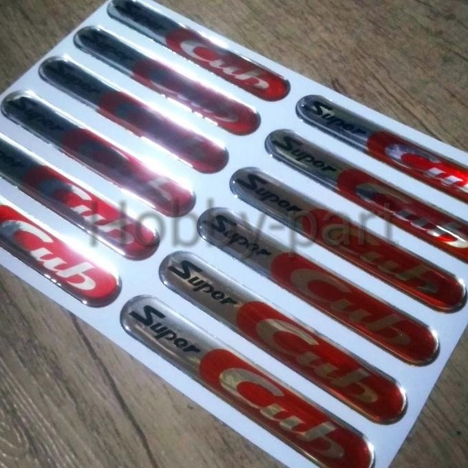 Bigsale,, Emblem Sticker Timbul Super Cub