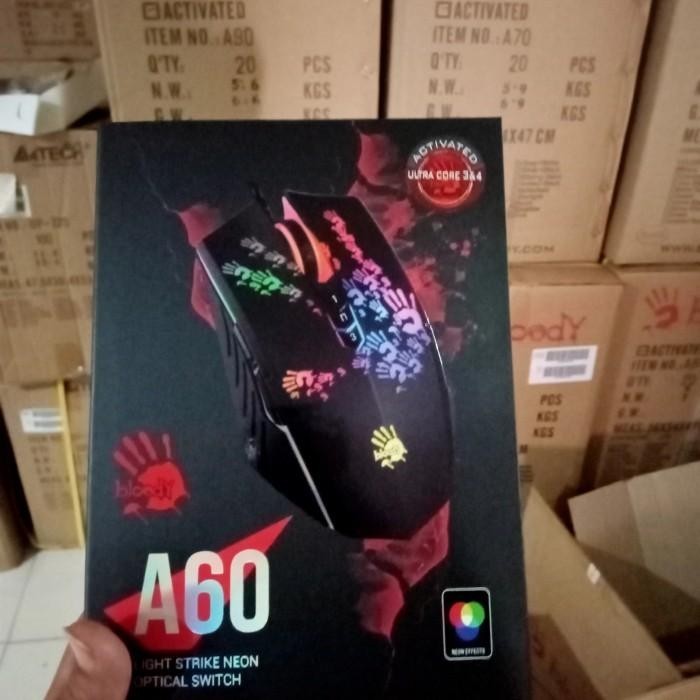A60 - Mouse Bloody Light Strike Gaming / Mouse Gaming Murah A60
